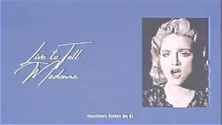 Madonna; Live to Tell (Slowed + Reverb)