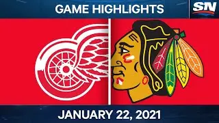 NHL Game Highlights | Red Wings vs. Blackhawks