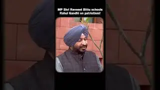 Ravneet Bittu Schools Rahul Gandhi on Patriotism | Exposes Congress&rsquo; Hypocrisy