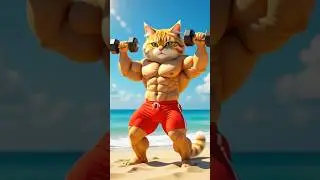 Gym motivation #cat #fitness #shorts