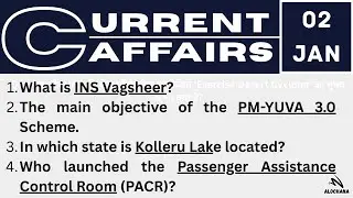 02 January 2026 Current Affairs | Current Affairs in Hindi | Daily Current Affairs