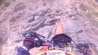 Primer tramo del camino a pueblo escondido con Claudio y gonzalo.