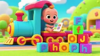 Baby Learns Phonics on the Train | Alphabet & Sounds Kids Song