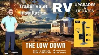 DIY Trailer Valet JX2 Installation Upgrading Tent Trailer with Drill Crank Trailer Jack