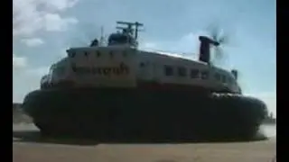Hovercraft departing from Dover