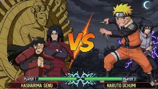 Naruto e hashirama vs sasuke e madara 