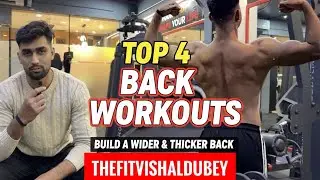 TOP 4 BEST WORKOUT FOR |  WIDER BACK |  DAILY WORKOUT ROTUINES 