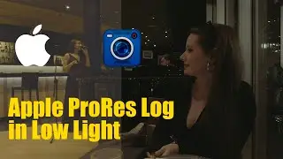 iPhone 15 Pro Max // Blackmagic App // Apple Log ProRes in Low Light