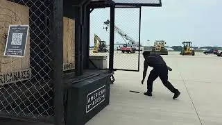 Firefighters throw down some axes during Fall Fest 2025 