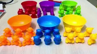 Toy Colour Sorting Fun - Animals & Birds | Learn Colours with Toys
