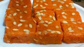 विंटर स्पेशल गजेर के बर्फी रेसिपी क्विक मेड /winter special gajer ke barfi recipe quickmade