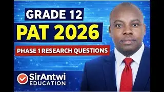 GRADE 12 PAT 2026 PHASE 1 RESEARCH QUESTIONS