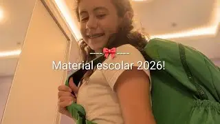 Material escolar 2026!Espero que gostem🫶🎀Dia:@SilmaraPereira-r6g                                  