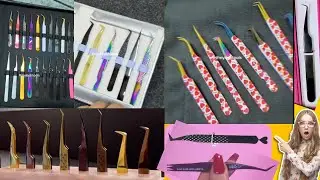 ALL COLORS NEW DESIGN BRAND TWEEZERS | Extension Tweezers Instruments | #beautification #tweezers
