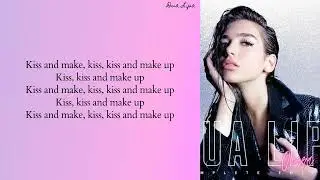 Blackpink - Kiss And Make Up (ft. Dua Lipa) (Easy Lyrics) (Karaoke)