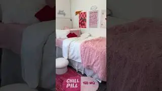 College Dorm Tour! 🪩🪴🎀💋✨ #backtoschool #dormtour #college #university #dorm #roomtour #roomdecor