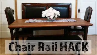 Upcycle a Headboard Into a DIY Bench Back/ Chair Rail Hack