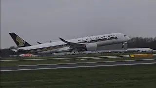 Singapore Arrival an Etihad departure an few others (Manchester Airport)