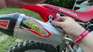 Установка выхлопной системы CRF125F Pro Circuit T-6