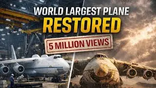 THE WORLD'S LARGEST PLANE WAS LEFT TO RUST... THEN THIS HAPPENED?@QuietFactoryWorld 