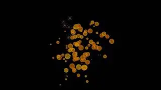Dollar coin flow background effect