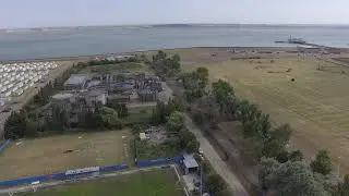 Canvey Island and Thorney Bay caravan site - aerial view July 2018