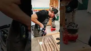 Curved leg template made with Shaper Origin at Philanthromake!