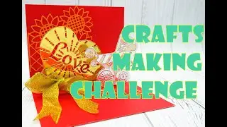 InLoveartshop CRAFTS MAKING CHALLENGE&Baby Carriage Fold Card Tutorial