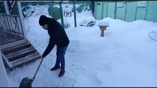 Fuertes Nevadas en Mosc&uacute;, Rusia❄️☃️⛷🌨