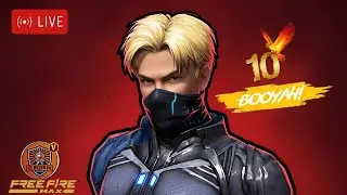 10 BOOYAH CHALLENGE! 🔥 Road to Grandmaster | Free Fire Max Live 🇮🇳