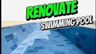 Installation swimming pool tiles! Sukabumi tile-Repaire the pool