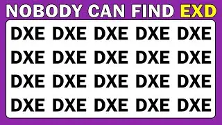 Find The Odd One Out | Test Your Observation Skills 👀 | Number and Letter Edition.
