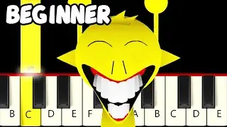 Horror Simon SPRUNKI - from SLOW to FAST Piano Tutorial - Beginner