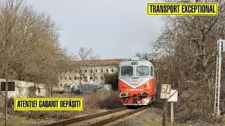 Transport Excepțional! Tren Rar de Mare tonaj în Lugoj | L212