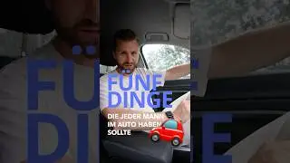 5 MUST HAVES die JEDER MANN im AUTO haben sollte! #shorts