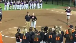 Cowgirl Softball Postgame Marriage Proposal