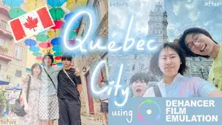 making my mid footage into a nostalgic Qu&eacute;bec City montage | Dehancer Review