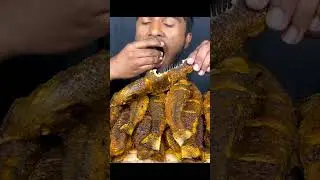 Whole Fish Mukbang Eating. #asmr #mukbang #fishcurryriceeating