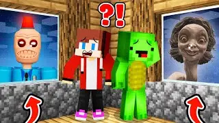 Scary SIREN COPS and TEACHER LITTLE NIGHTMARE vs traps Jay Jay and Mikey in MINECRAFT!