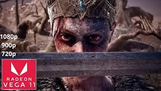 Hellblade Senua's Sacrifice Vega 11 Ryzen 5 2400G Gameplay Benchmark Performance test