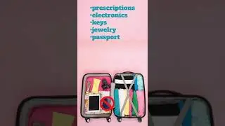 Things you should never put in checked luggage #packlikeapro