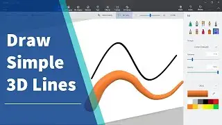 Drawing Straight Line And Multipoint Curves Paint 3d Class 6 Chap3 P17
