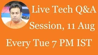 #95 Live Tech Q&A Session with Geekyranjit - 11 Aug 2015