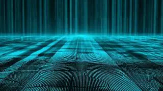 #yogabackround royal blue color digital data flow particles cyber #vjloops  #djloop, #nocopyrights