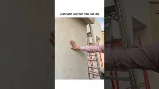 Acabado exterior con estuco
