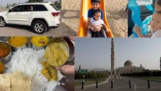 Vasanta Bhavan Restaurant Thali, Beach & Oman&rsquo;s Giant Flag! 🌊🍛🇴🇲