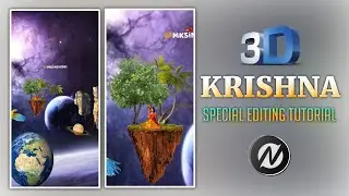 Shree Krishna 3d Status Editing 2022 | Krishna status video editing #Nodevideoediting | A5