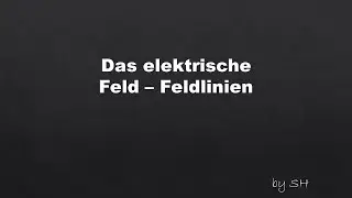 Das elektrische Feld - Feldlinien