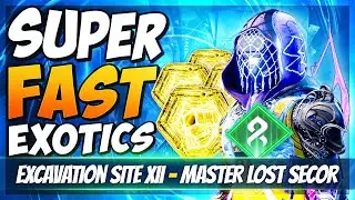 Destiny 2 Master Lost Sector - EXCAVATION SITE XII - Destiny 2 Lost Sector - destiny 2 exotics
