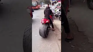 Hayabusa 360 Tyre 👍👍 #kawasaki #zx10r